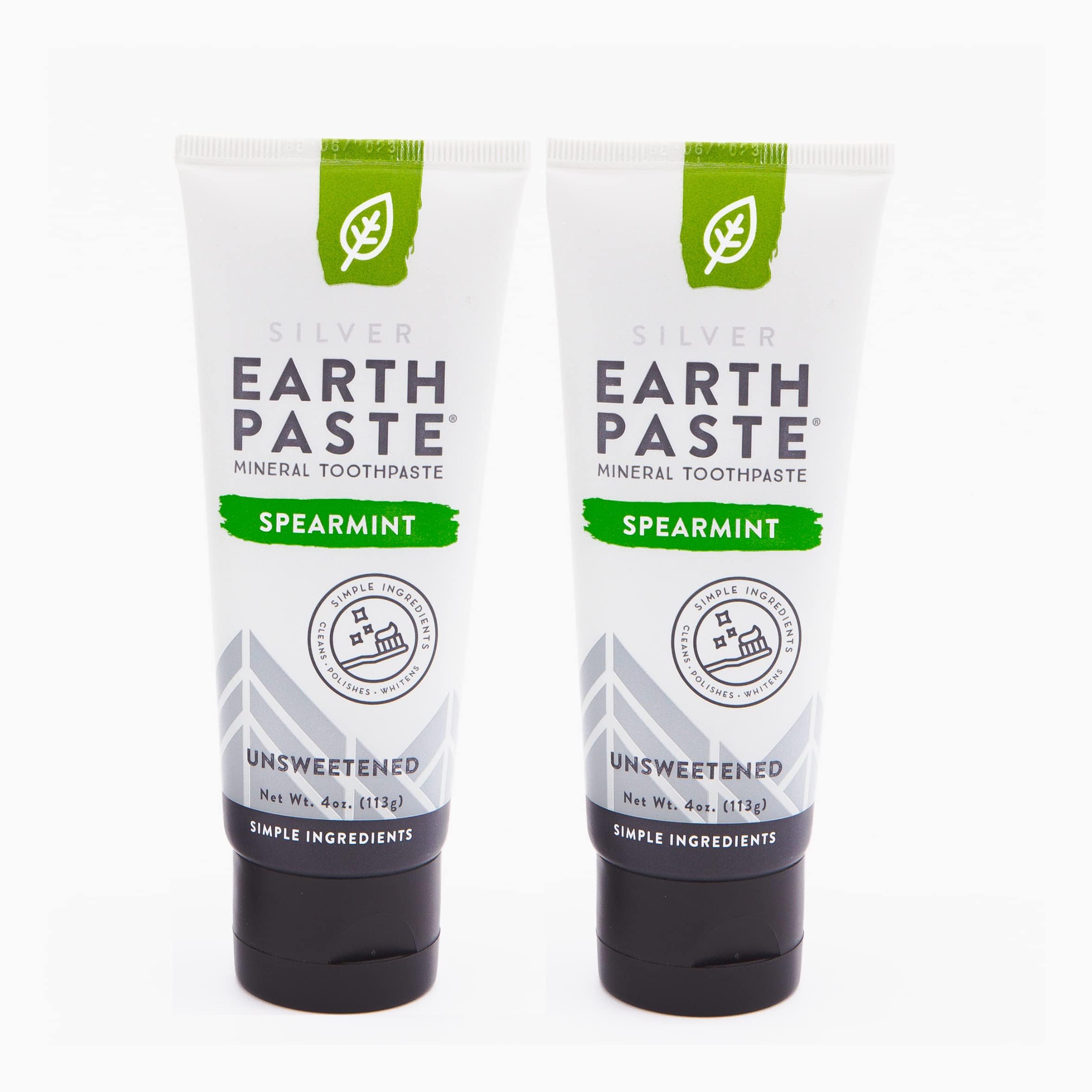 Earthpaste Redmond – tube menthe sans sucre, nettoyage naturel