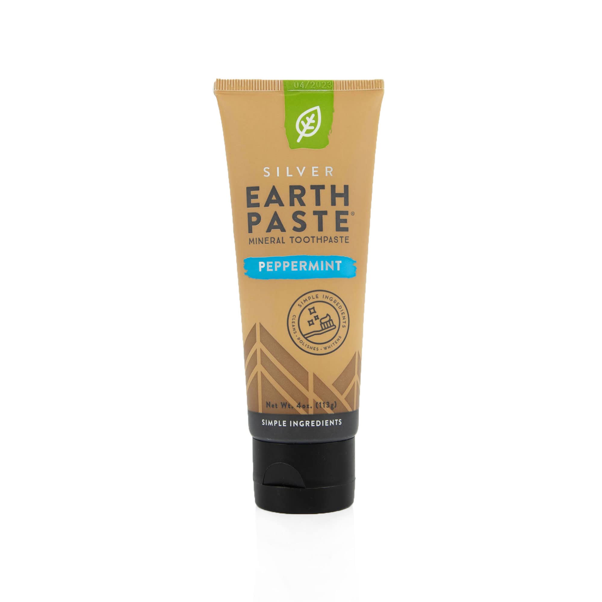 Redmond Earthpaste menthe – tube prêt à l’emploi pour une haleine fraîche naturelle.