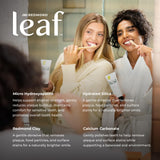 REDMOND Leaf dentifrice argile-bentonite: nettoyage doux et naturel.