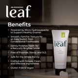 REDMOND Leaf sans fluor: option douce pour routine quotidienne.