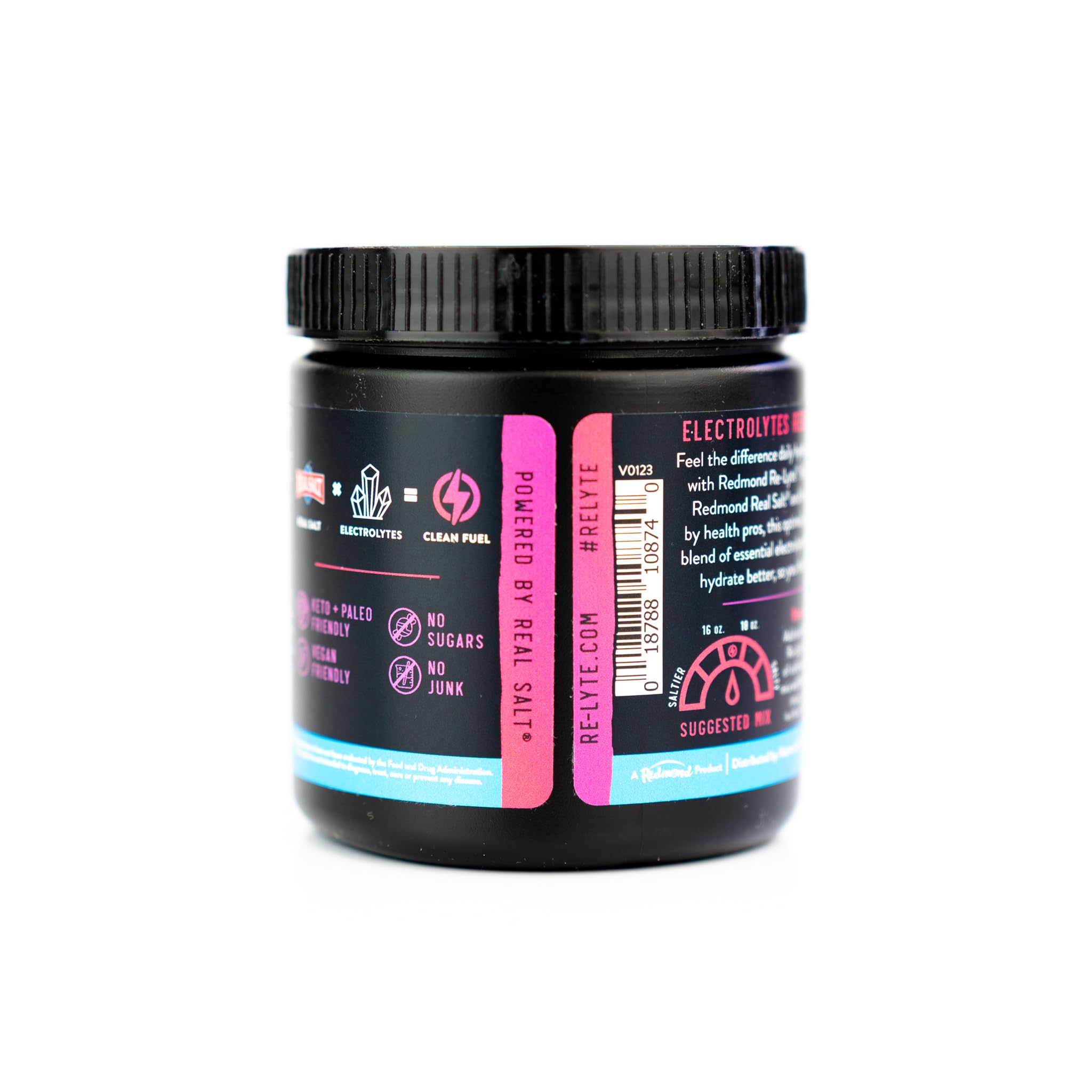 Gobelet avec Re-Lyte montrant une hydratation quotidienne pratique