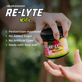 REDMOND Re-Lyte Kids sel Real Salt, minéraux essentiels pour l'hydratation.