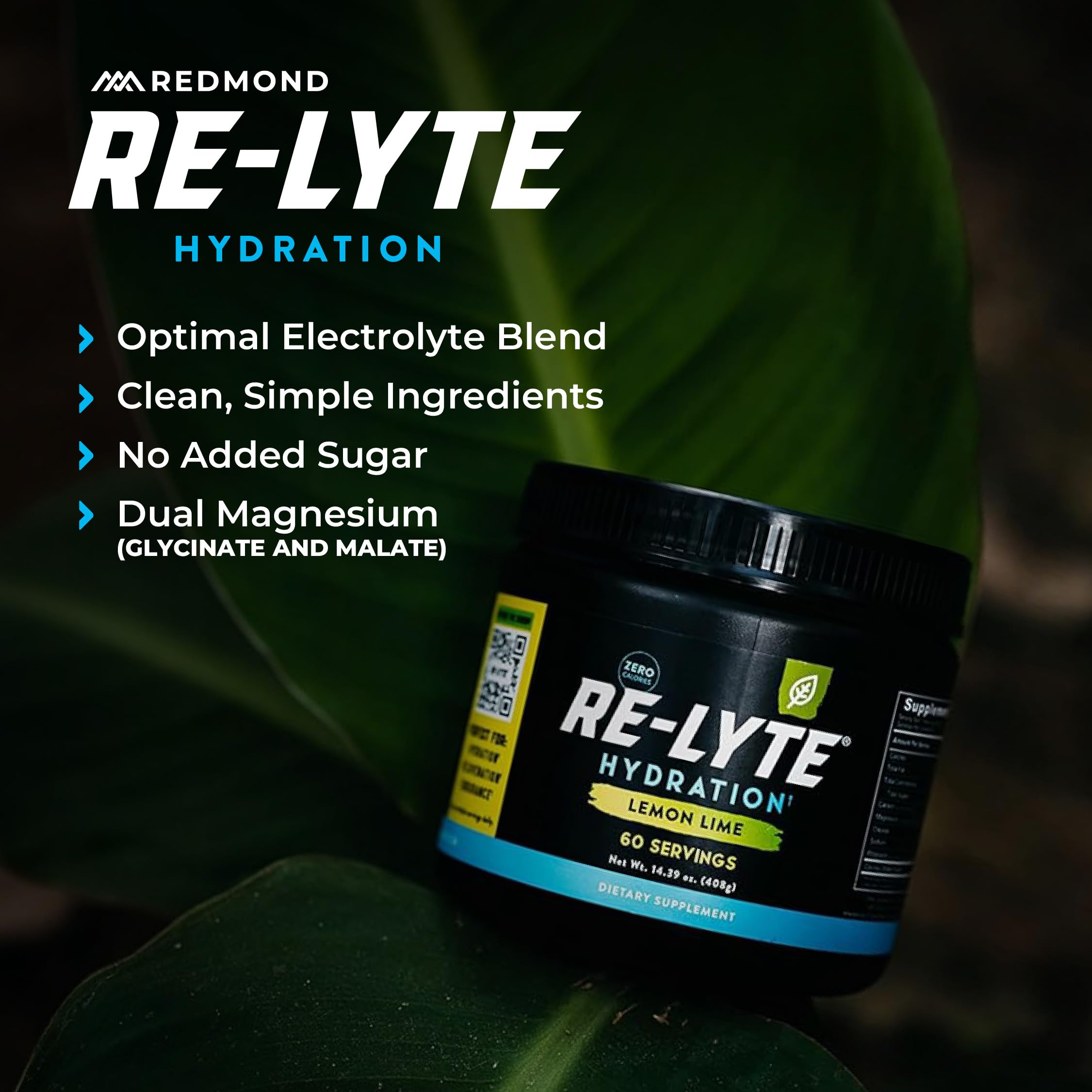 REDMOND Re-Lyte Lemon Lime, boîte 0 calorie par portion