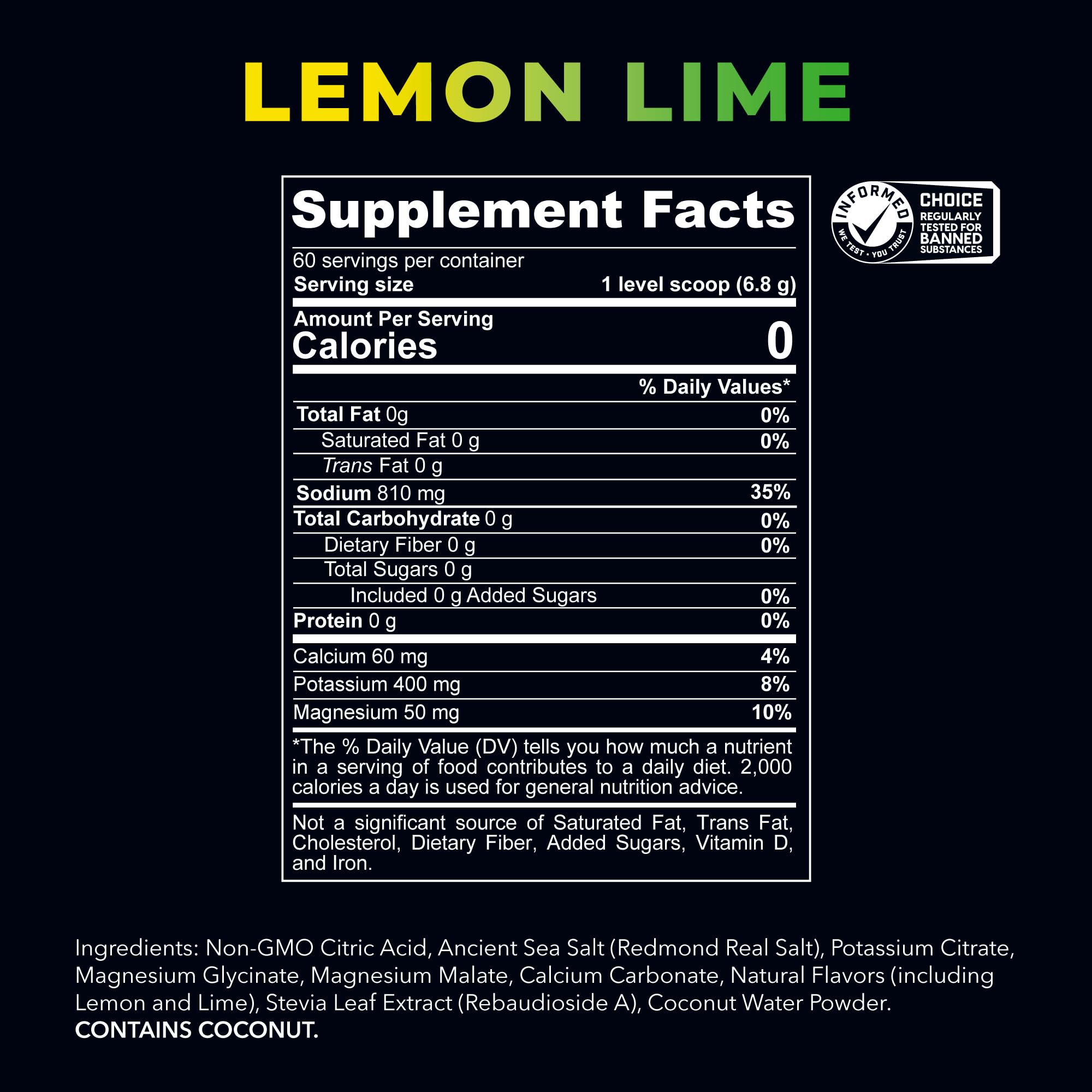 REDMOND Re-Lyte Lemon Lime, sachet pratique pour voyager