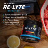 REDMOND Re-Lyte mélange-eau rapide pour une boisson hydratante.