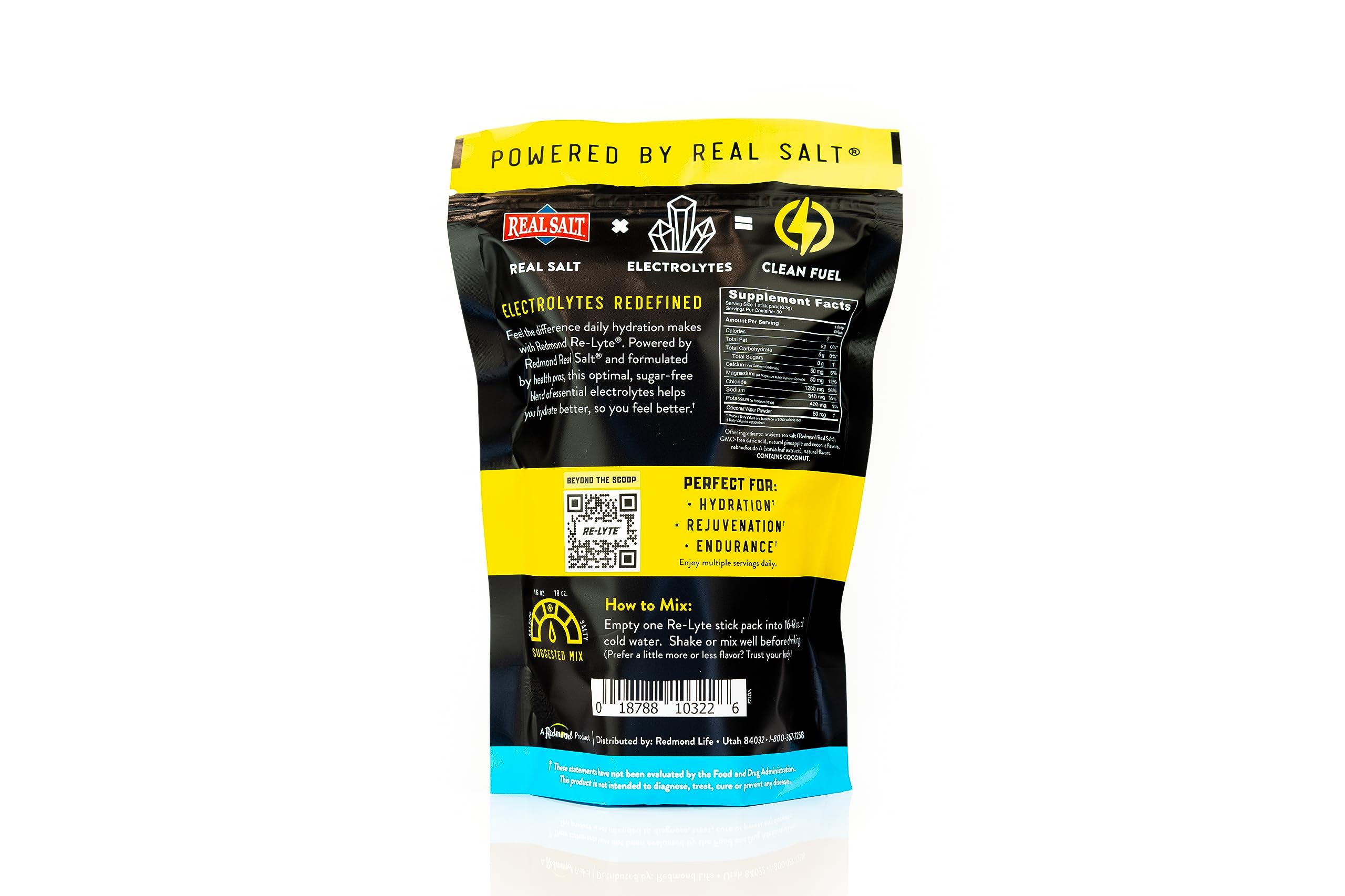 Redmond Re-Lyte – minéraux trace pour une hydratation équilibrée