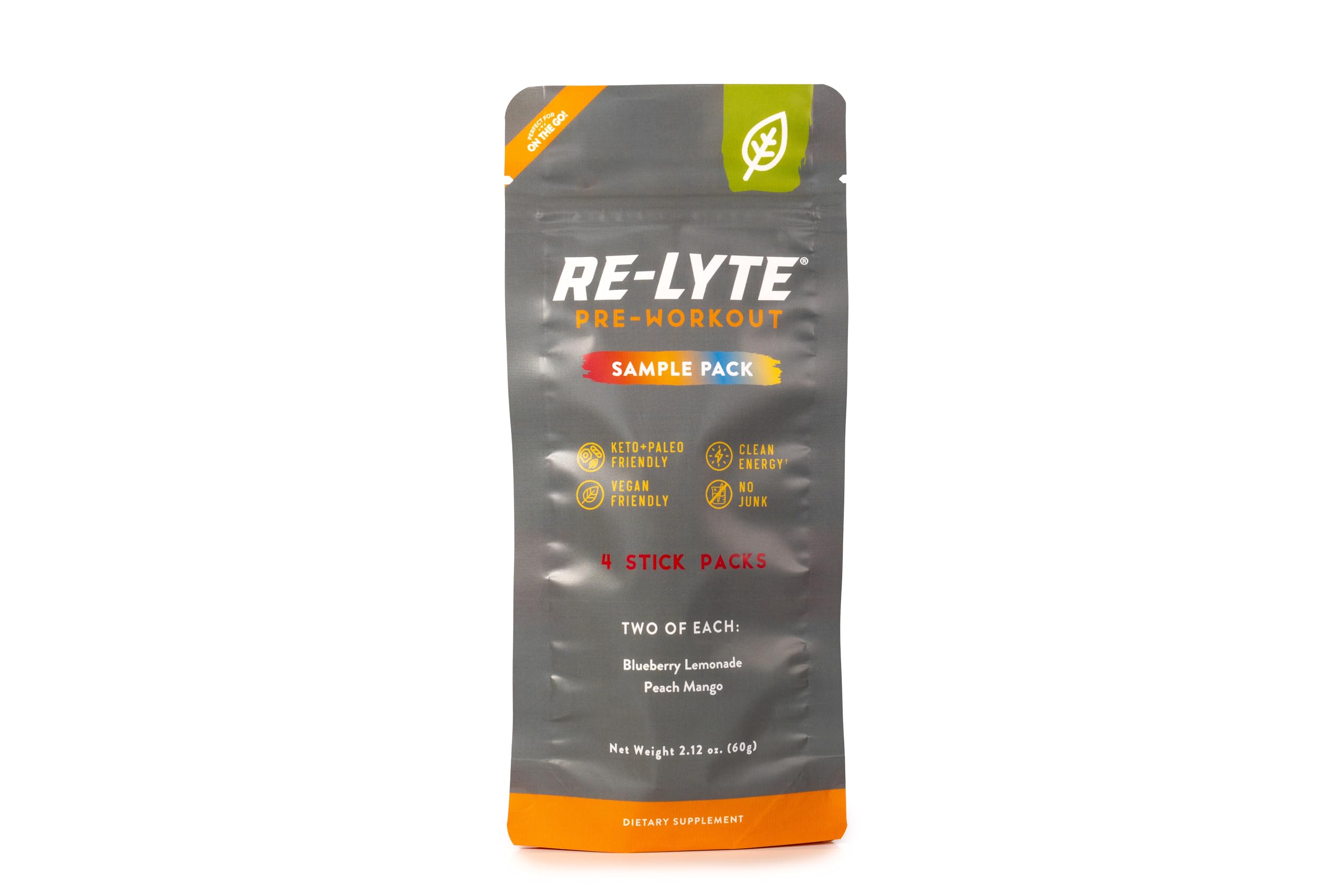 REDMOND Re-Lyte Pack d'échantillons myrtille-citronnade, idéal pour tester les saveurs avant achat.