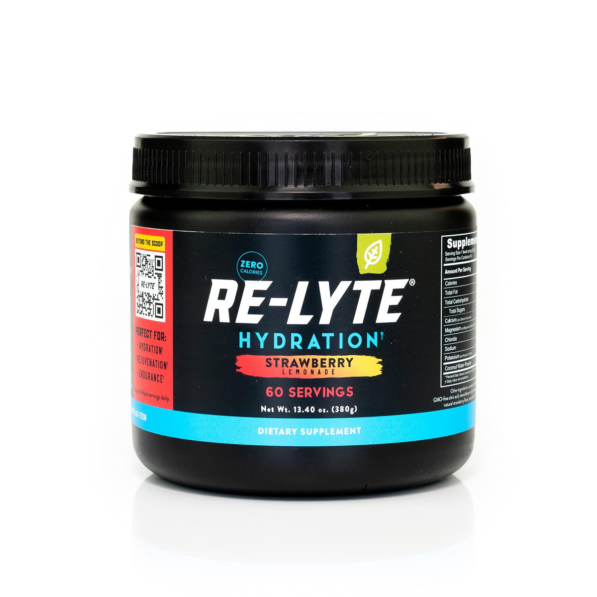 REDMOND Re-Lyte poudre prête à l'hydratation rapide dans l'eau.