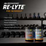 REDMOND Re-Lyte sachet pré-dose pêche-mangue, dose rapide pour booster votre séance.