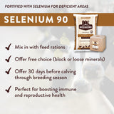 Redmond Selenium 90 – granulats visibles facilitant la distribution libre-service.