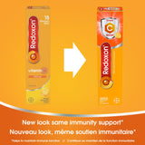 Redoxon Orange, dissolution rapide dans un verre d'eau.