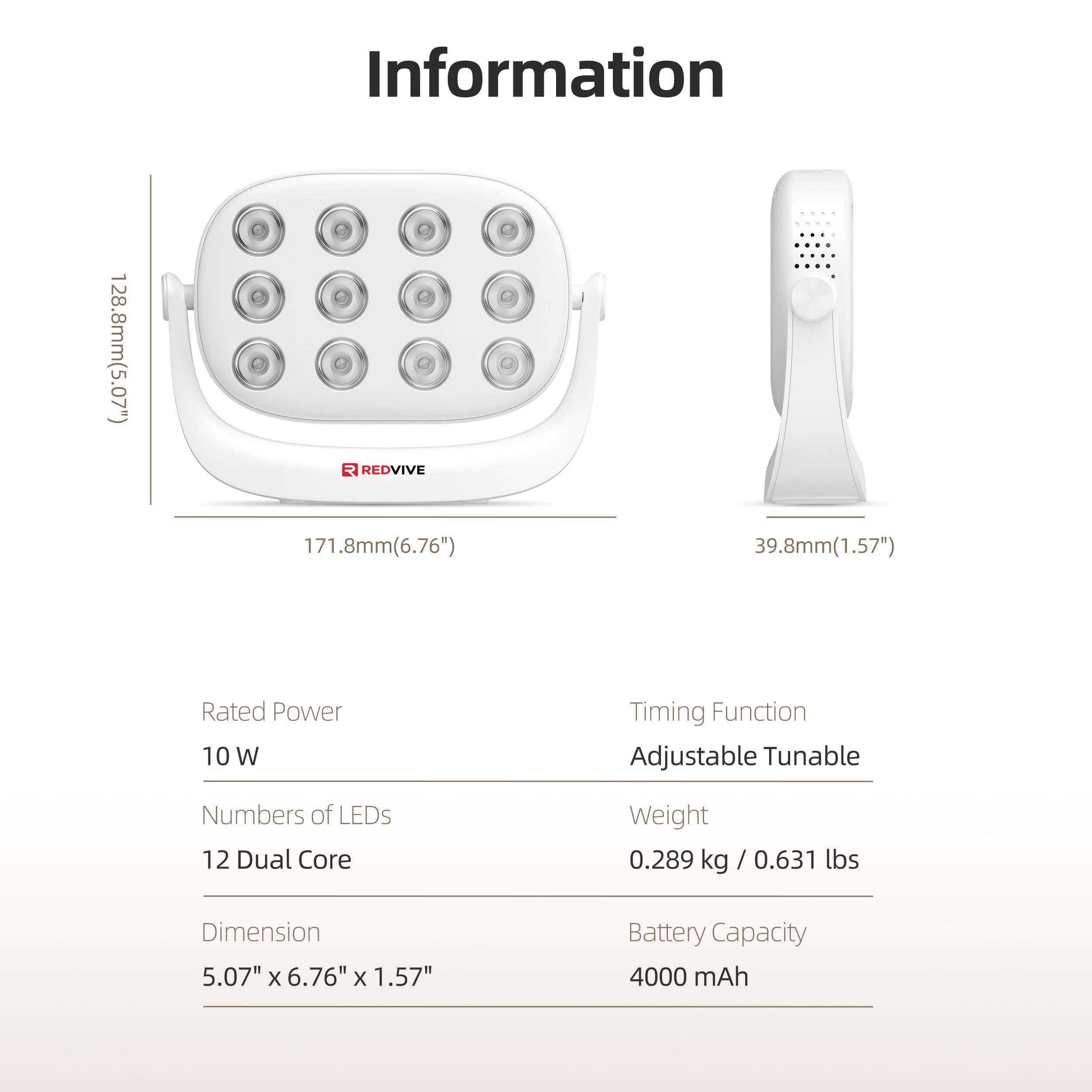 Redvive: produits certifiés CE, RoHS et UN38.3 pour sécurité et conformité.