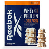 Poudre ReeBuild de Reebok en pot avec etiquette, recuperation musculaire potentielle
