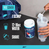 Boisson post-entraînement REECover au goût rafraîchissant et facile à préparer.