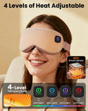RefDAQ masque oculaire chauffant avec batterie 1500mAh, utilisation sans fil prolongée.