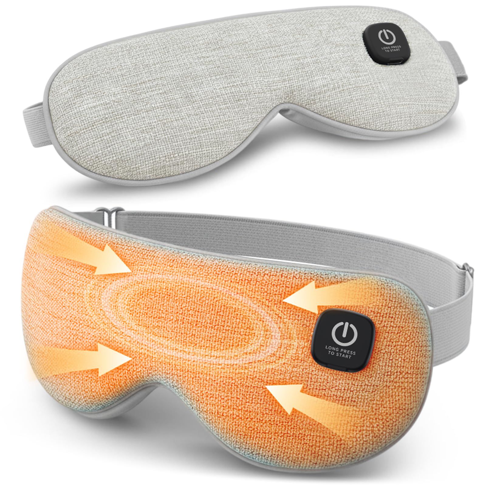 RefDAQ masque yeux chauffant mode thermique 4 pour un confort personnalisé.