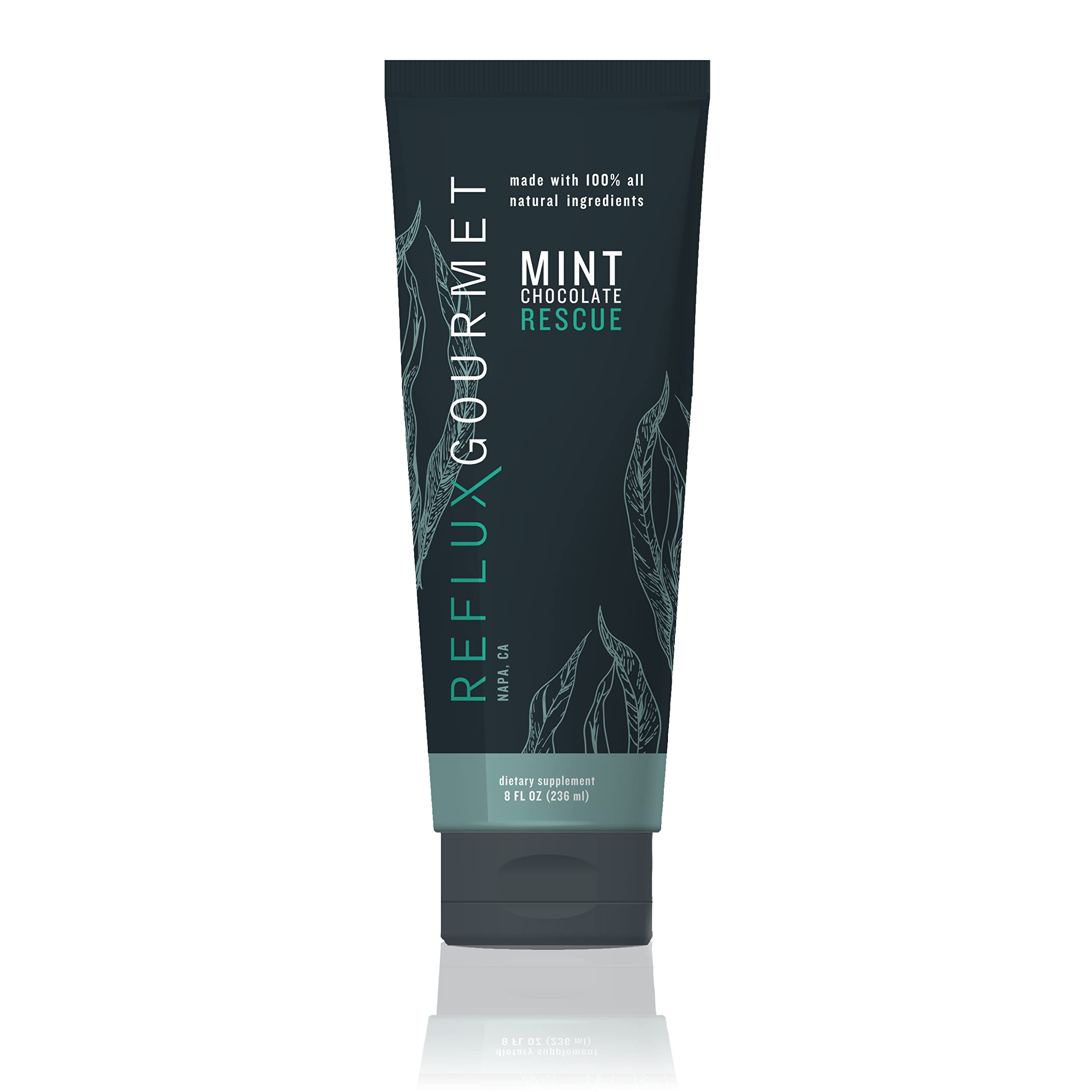 REFLUX GOURMET Sauvetage Menthe-Chocolat — bouteille et goût frais après repas.