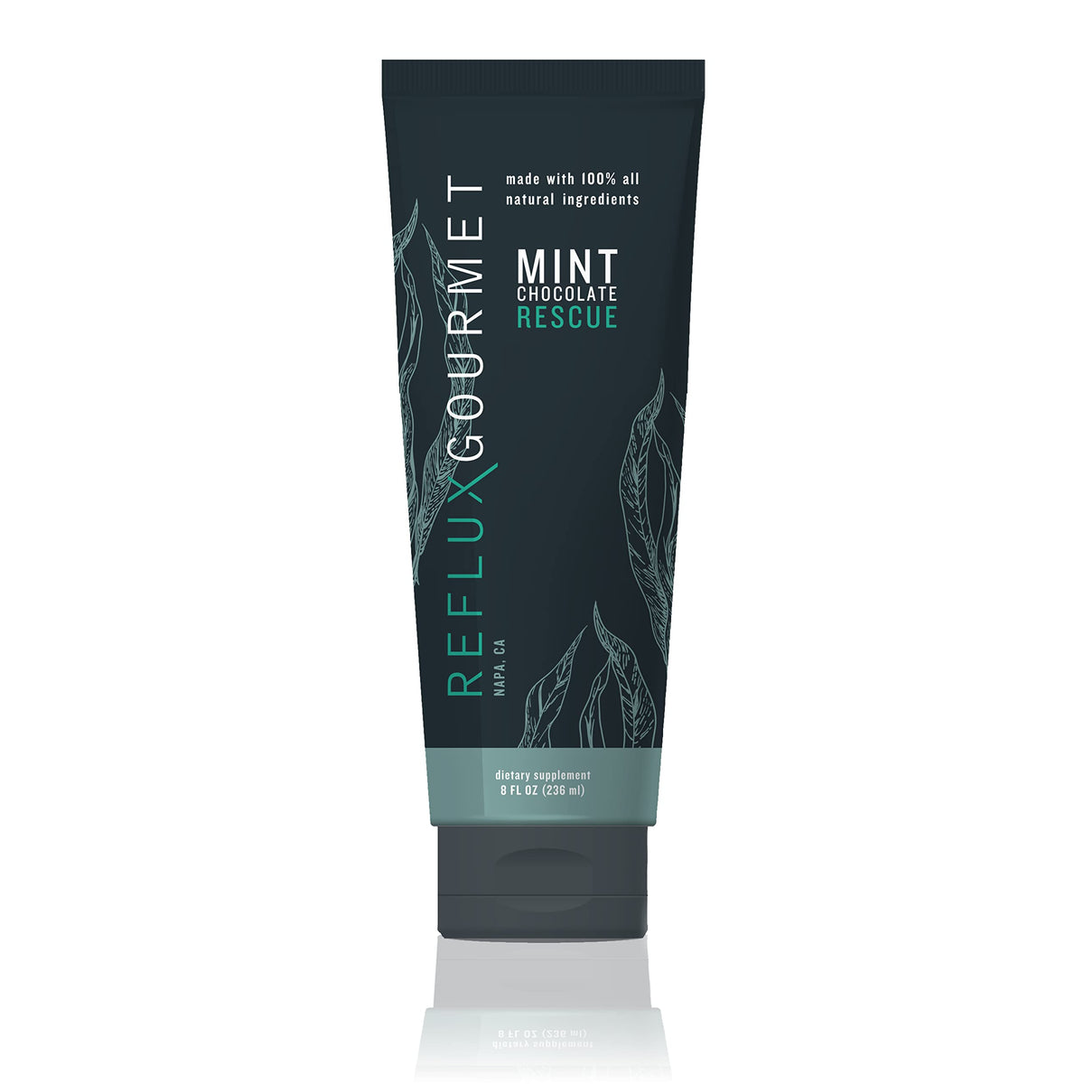REFLUX GOURMET Sauvetage Menthe-Chocolat — bouteille et goût frais après repas.