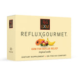 Gomme REFLUX GOURMET tropicale en bouteille, texture pratique au quotidien.