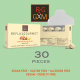 Ingrédients céleri et aloe présents sur REFLUX GOURMET tropicale, emballage attrayant.