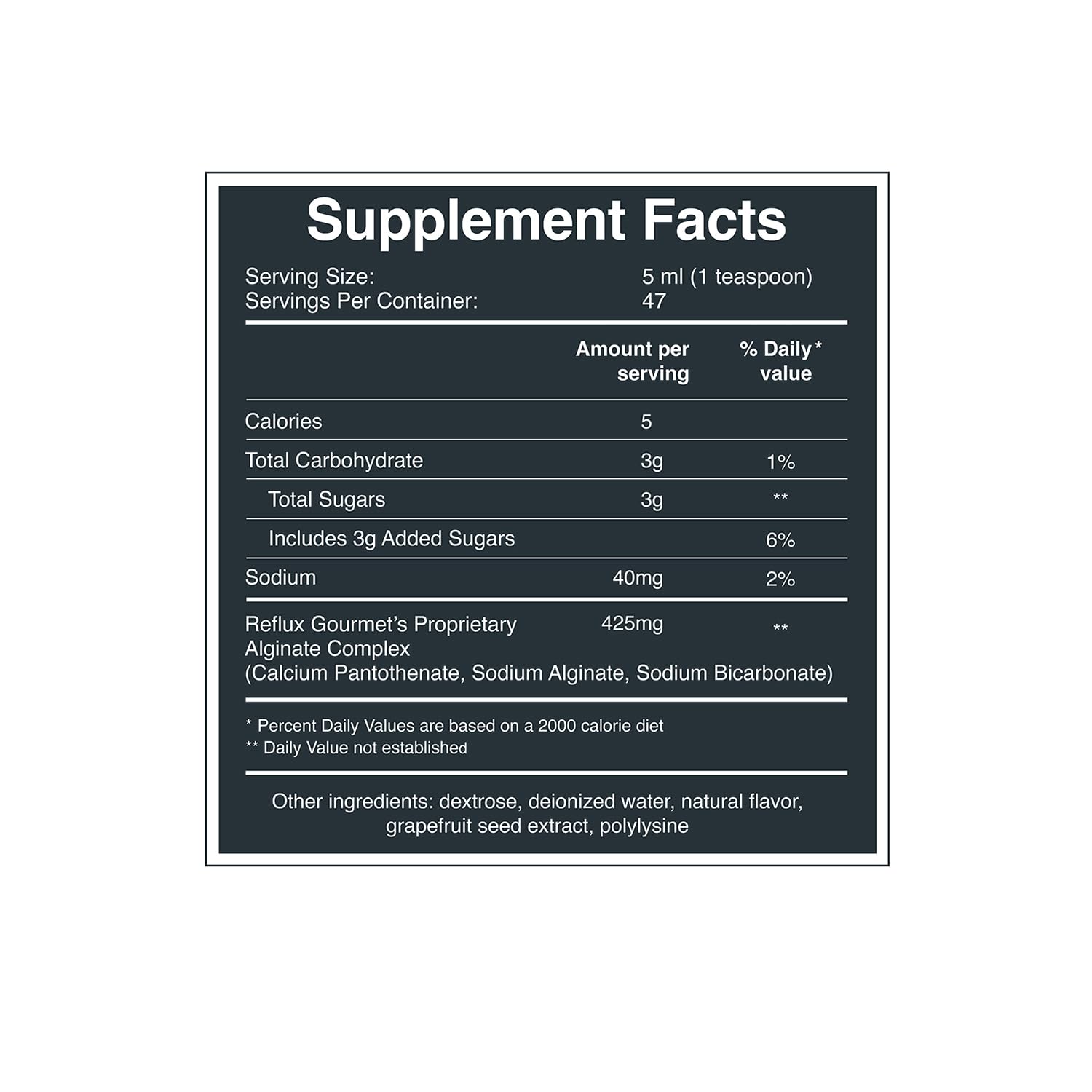 REFLUX GOURMET ingrédients naturels — formulation sûre et naturelle pour le confort quotidien.