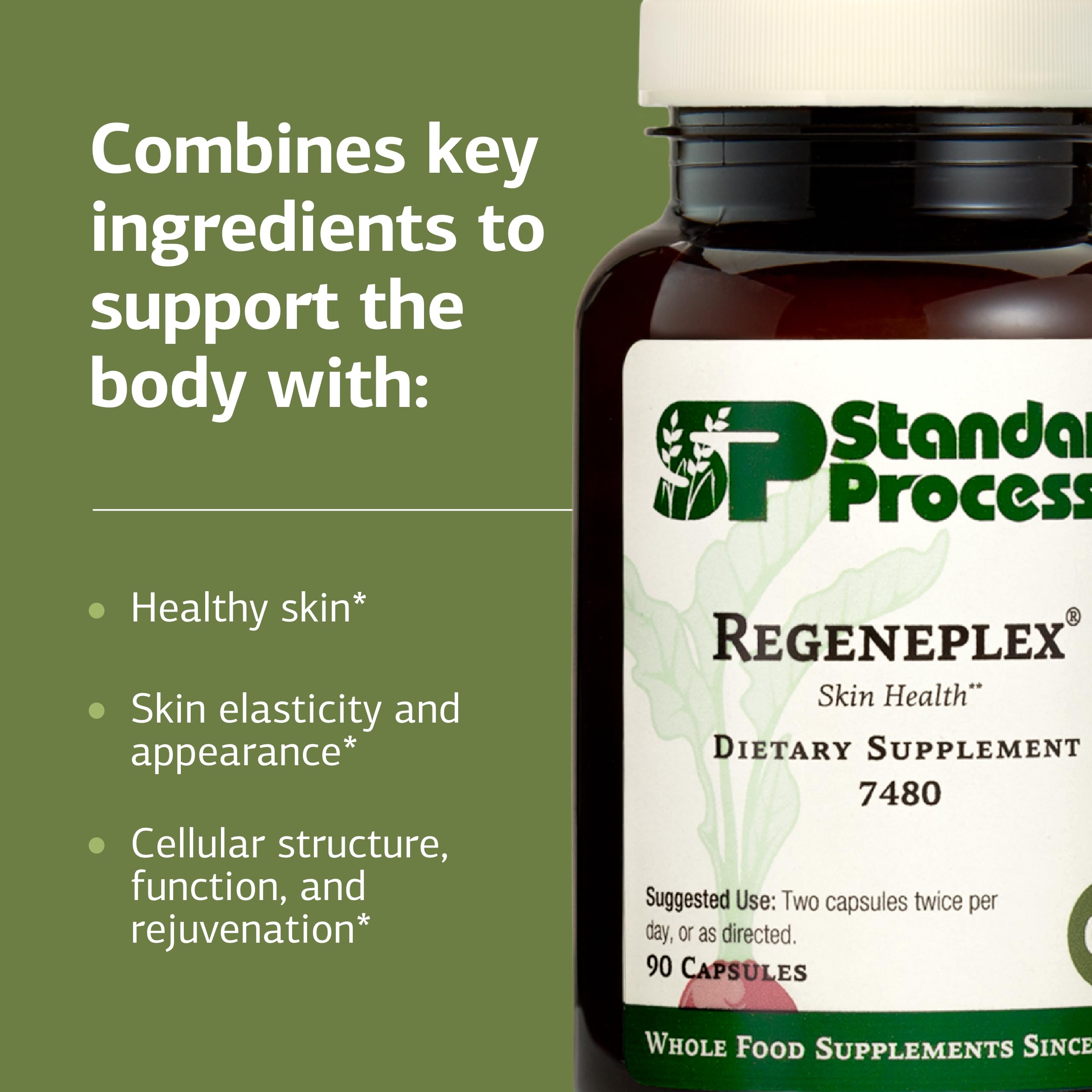 Regeneplex vitamine C zinc: capsules pour soutien cellulaire et teint.