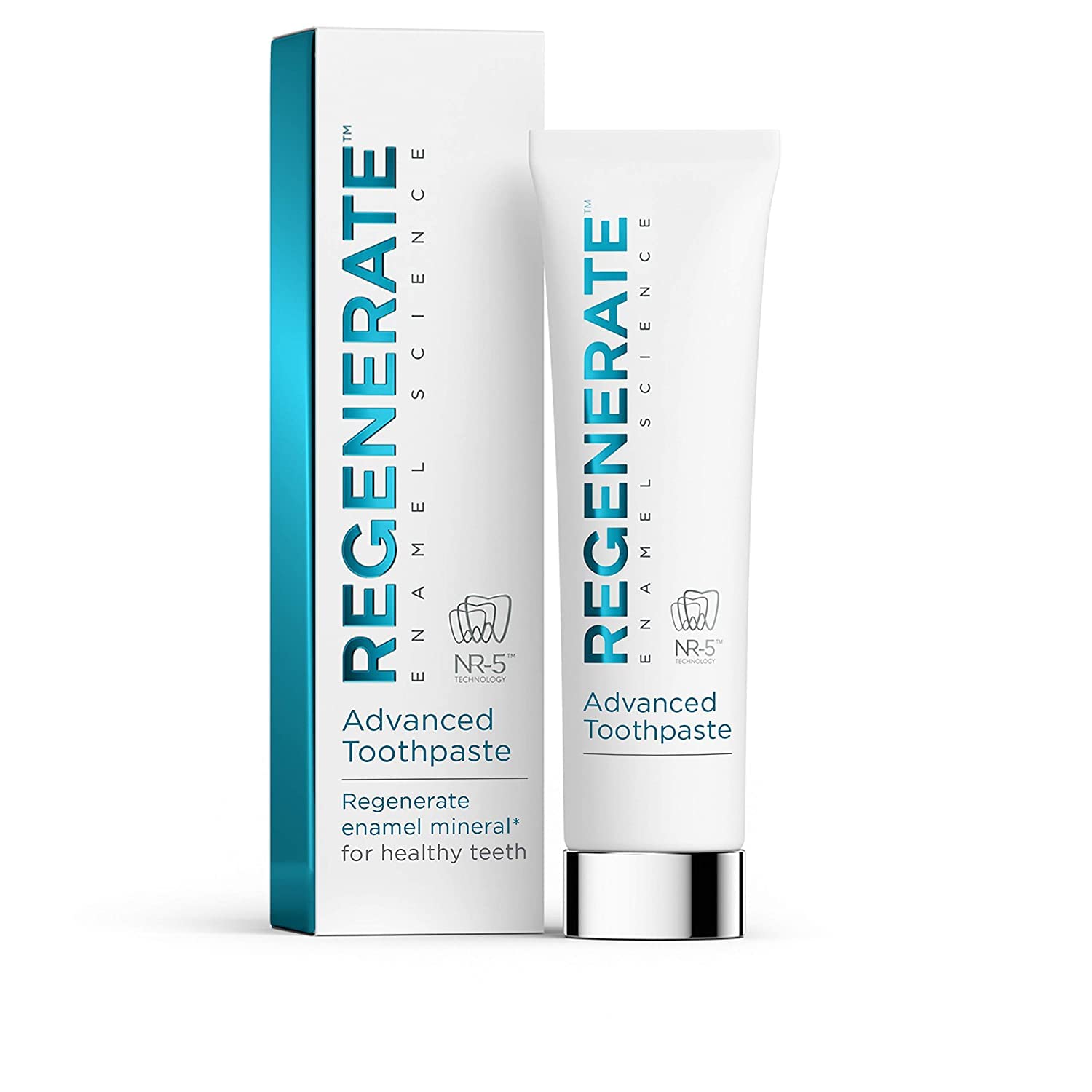 Regenerate dentifrice ém ail avancé, tube, soutien potentiel à l'émail au quotidien