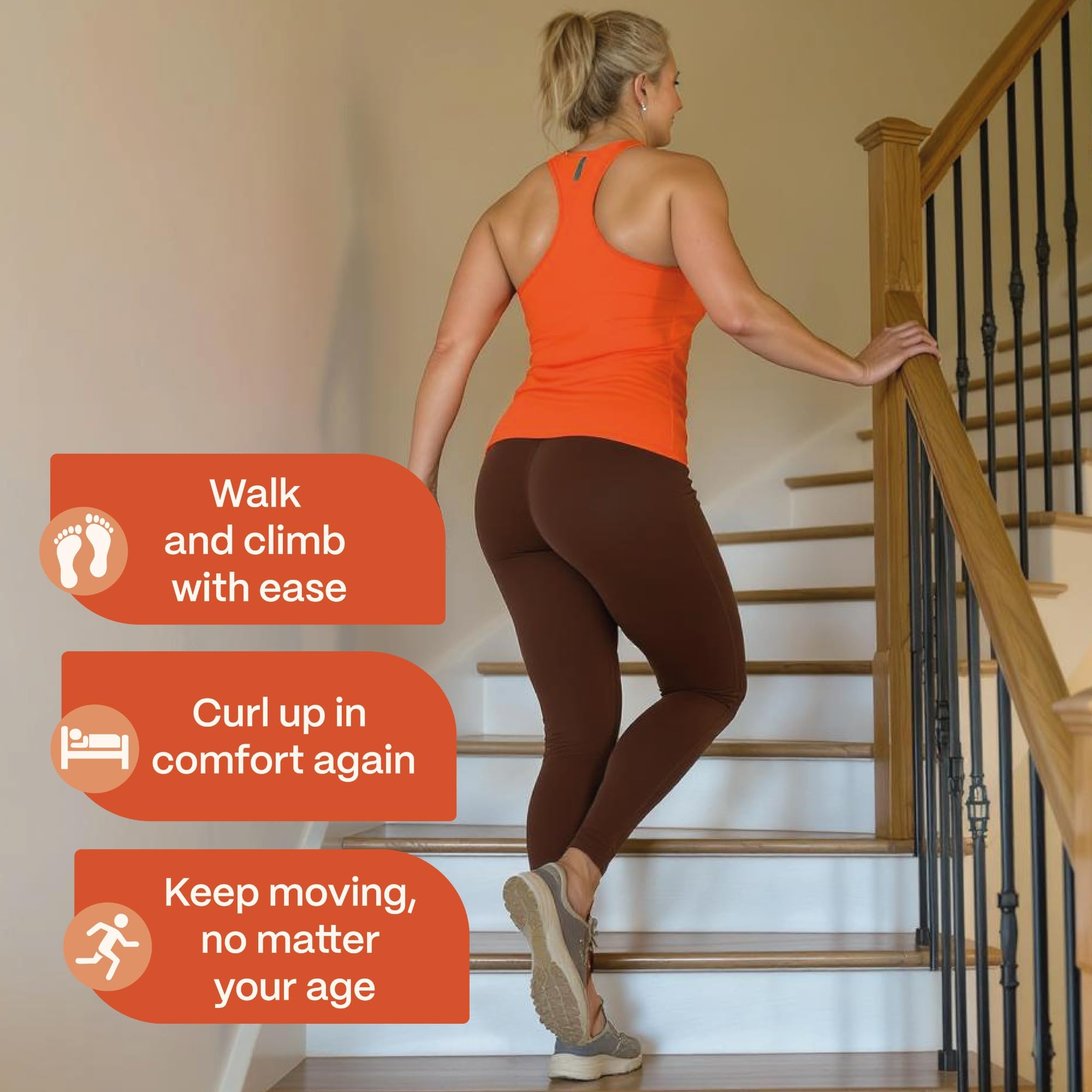 Rejuveen Osteva, ingrédients clés affichés, collagène et curcumine pour joints