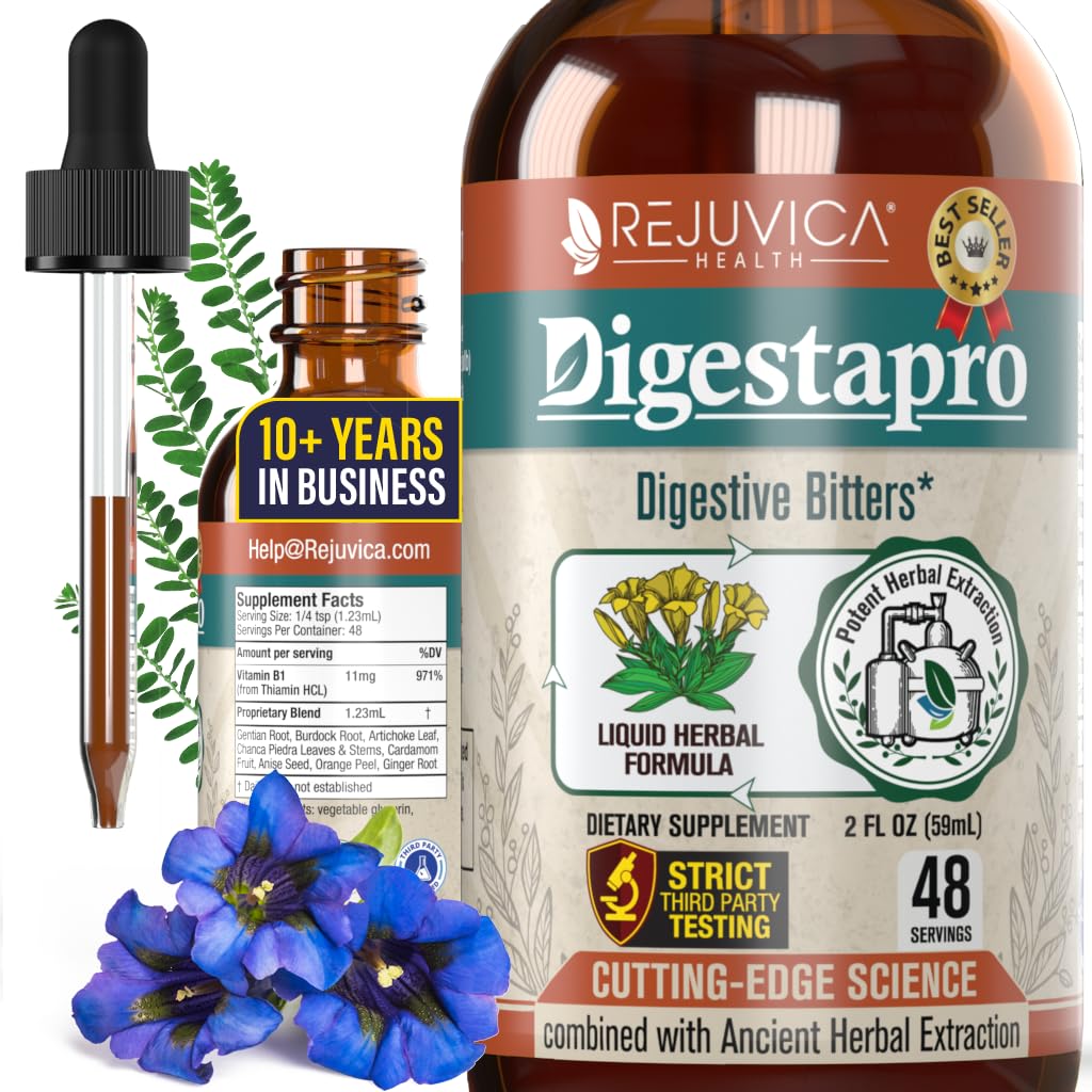 DigestaPro Rejuvica Health – flacon gouttes, soutien digestif naturel