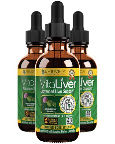 VitaLiver Rejuvica Health, bouteille-gouttes : prise simple et pratique.