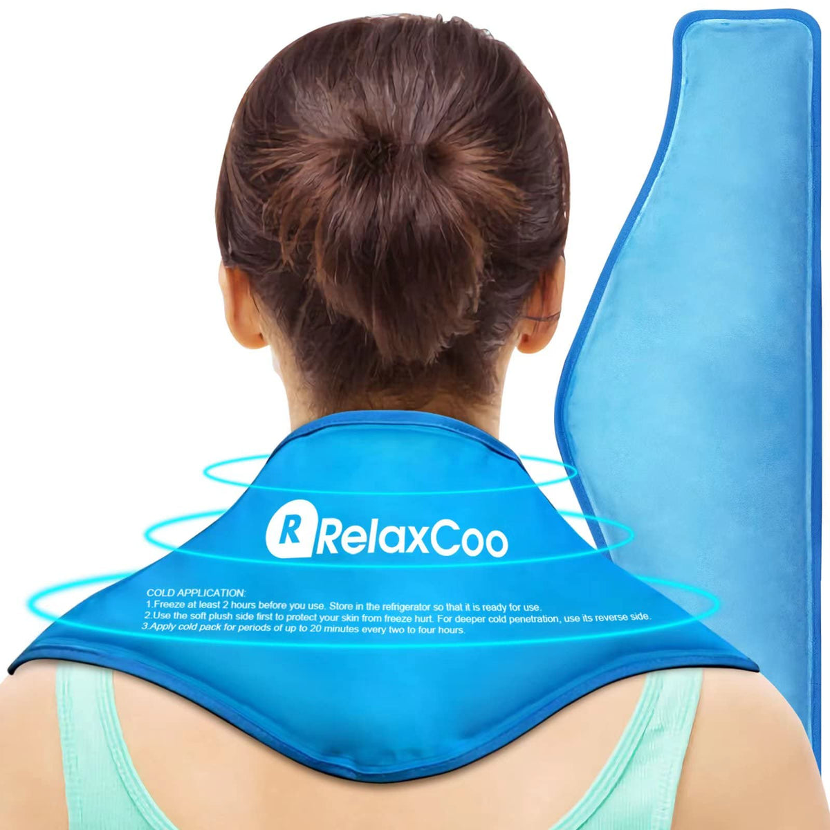 RelaxCoo cou-epaule-bandeau-gel: soulagement ciblé du cou et des épaules.