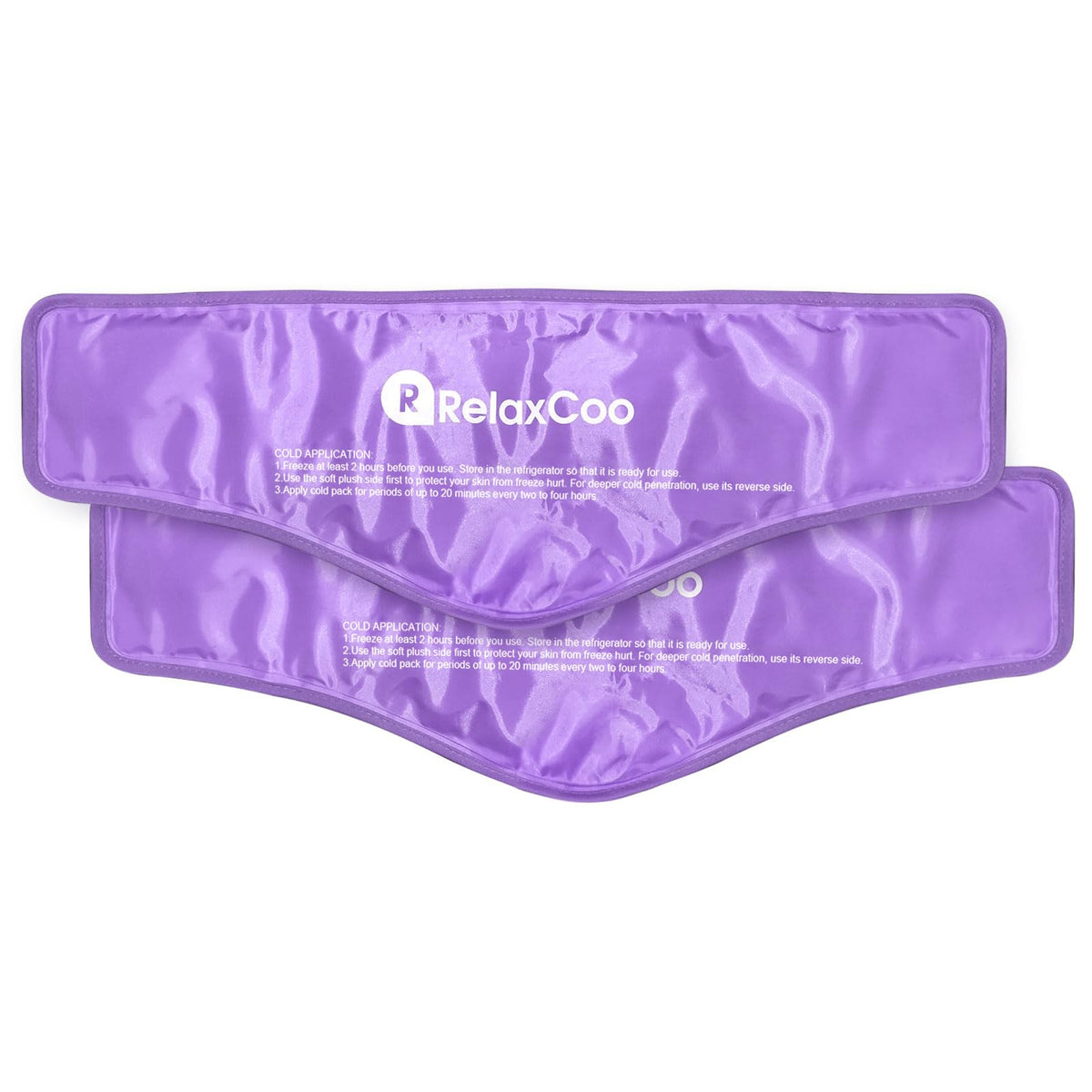 RelaxCoo pack glace cou avec enveloppe douce pour confort thermique.