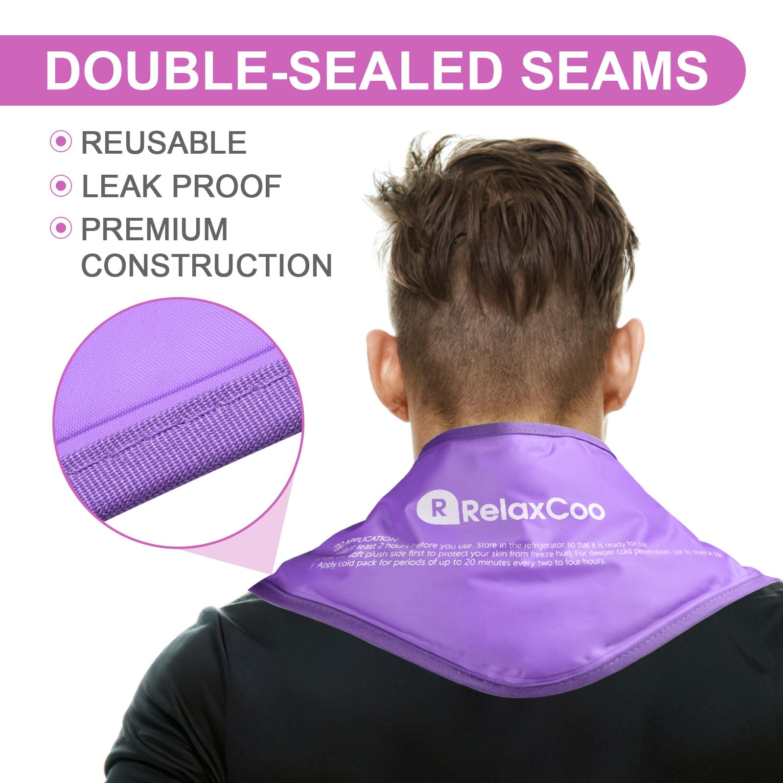 RelaxCoo usage cervical nuque et épaules pour une relaxation ciblée.