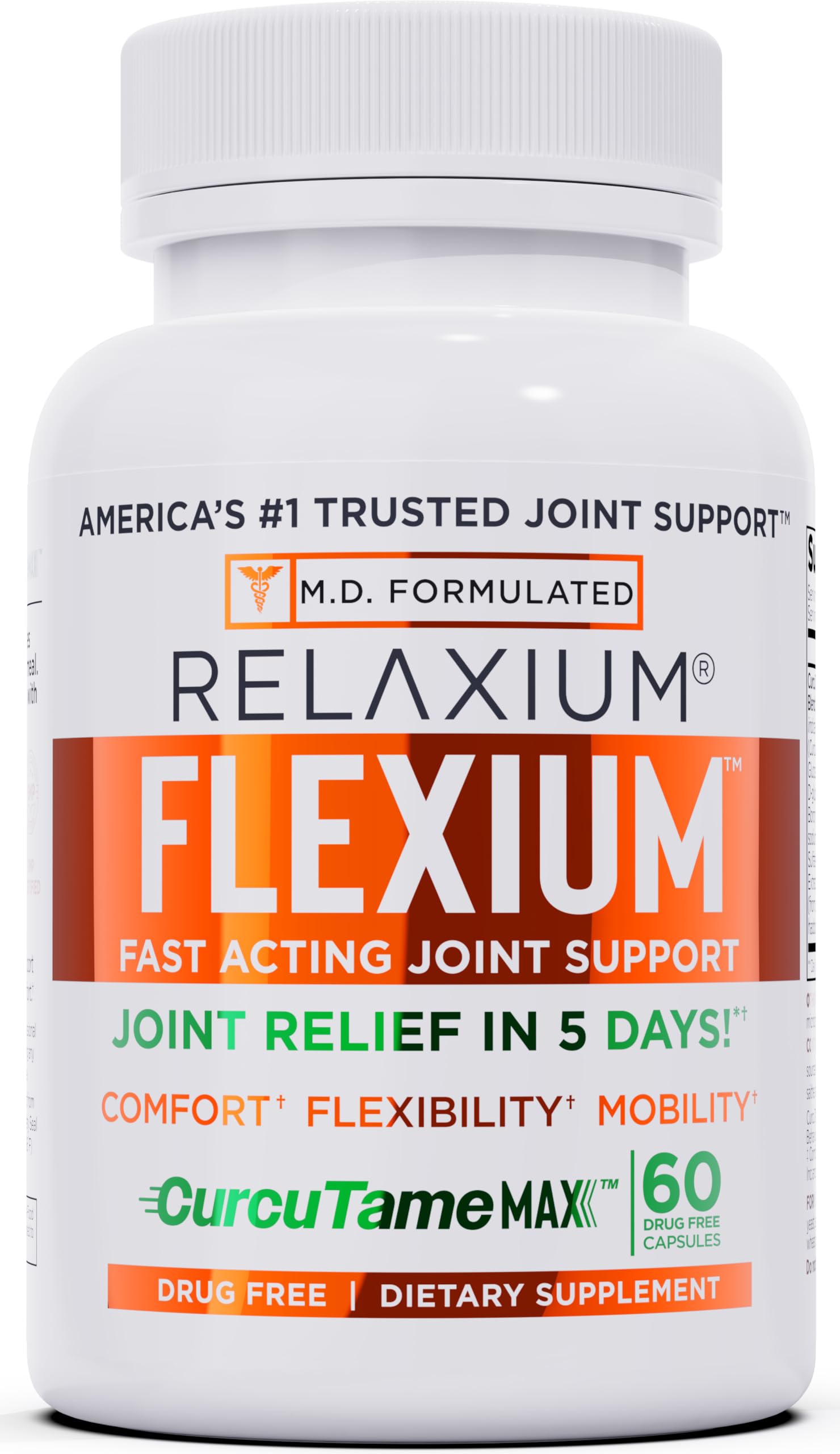 Relaxium Flexium – capsules quotidiennes pour soutenir mobilité et confort.