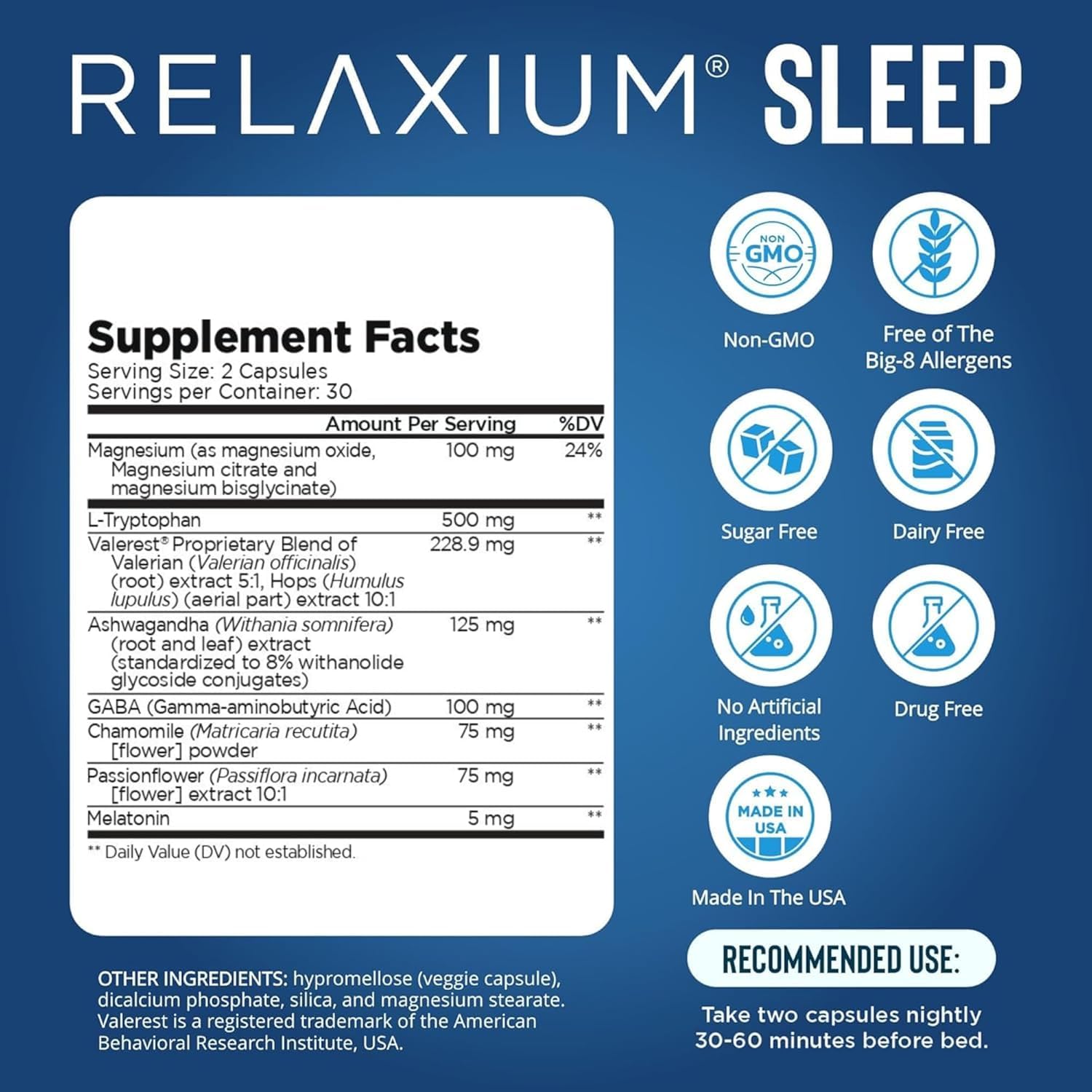 Relaxium Sommeil capsules: prise facile pour une routine sans effort.