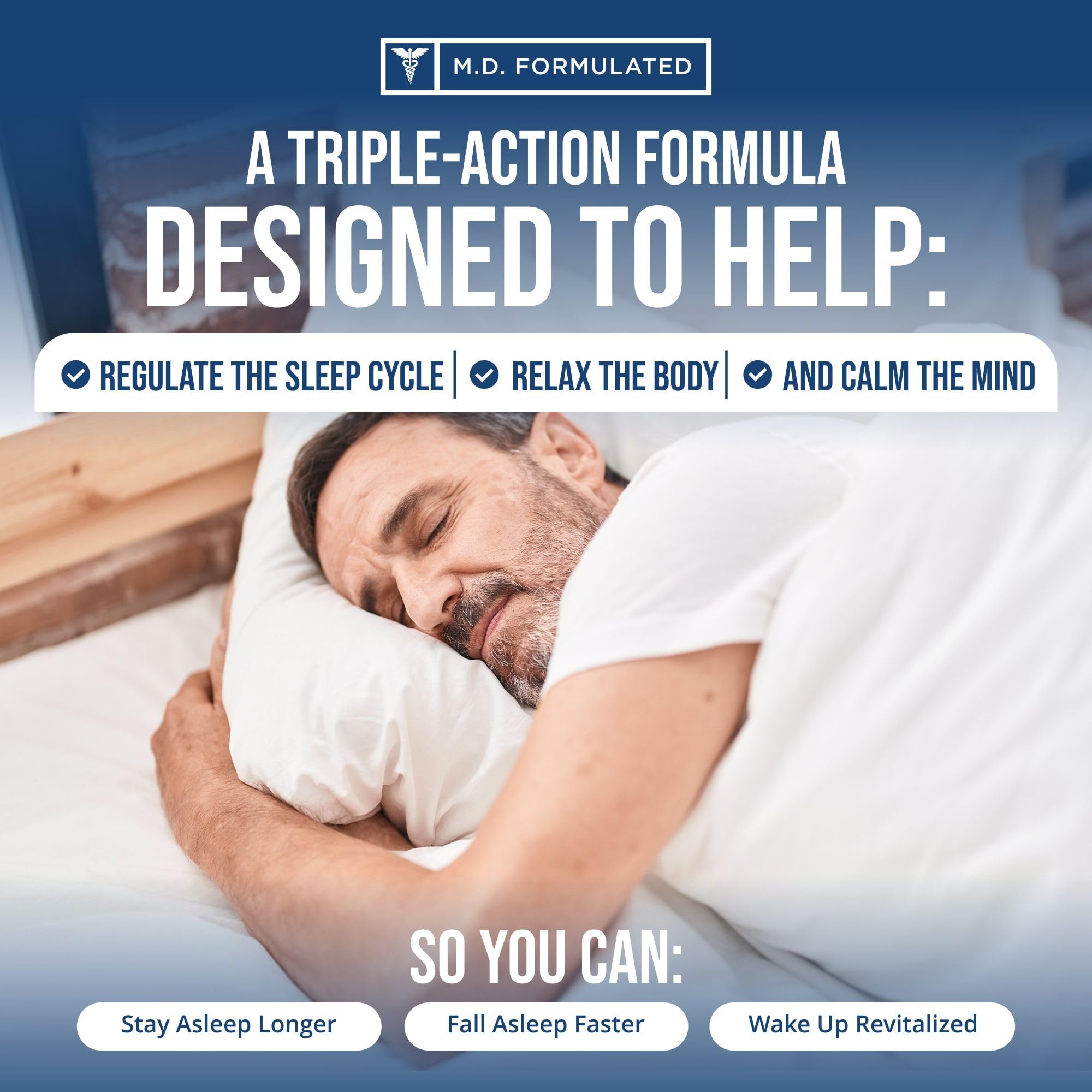 Mélatonine 5 mg dans Relaxium Sommeil pour un endormissement progressif.