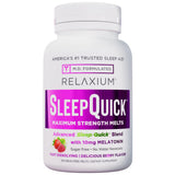 Relaxium Sommeil Mélts – bouteille ouverte, endormissement rapide potentiel.