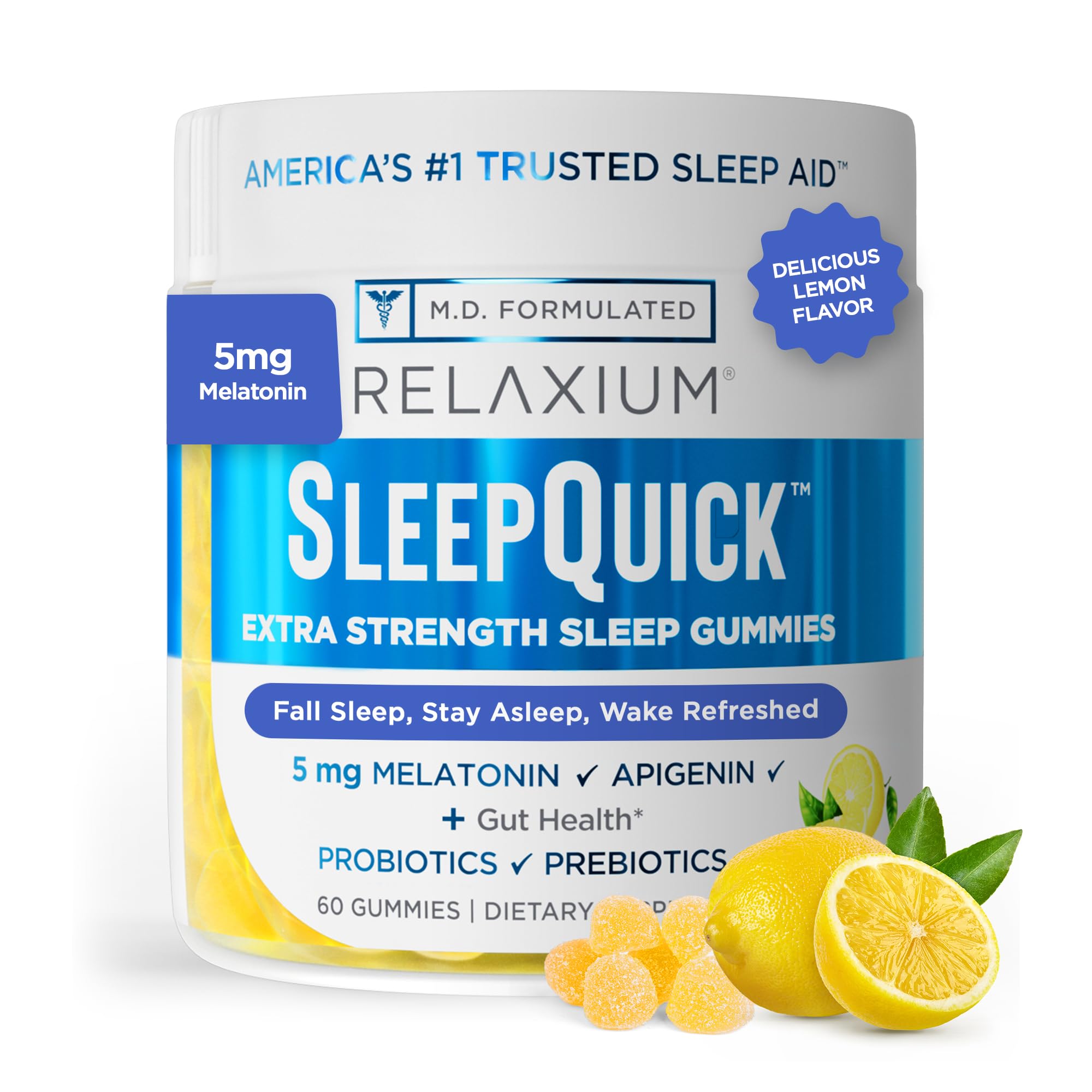 Relaxium Sommeil Rapide: gommes dans la bouteille prête à l’usage avant le coucher