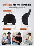 Casque RELEXNOW porté sur la tête, confort et légèreté pendant la thérapie.