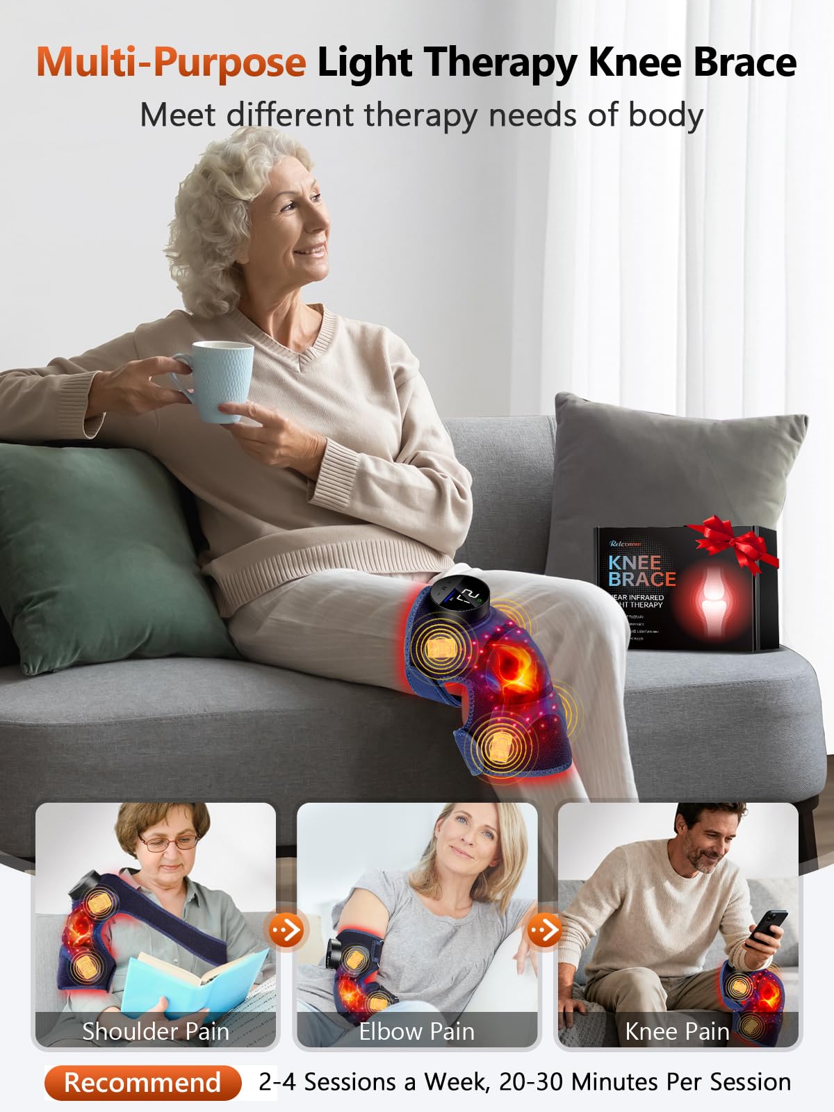 RELEXNOW Contrôle tactile intelligent personnalisation des réglages.