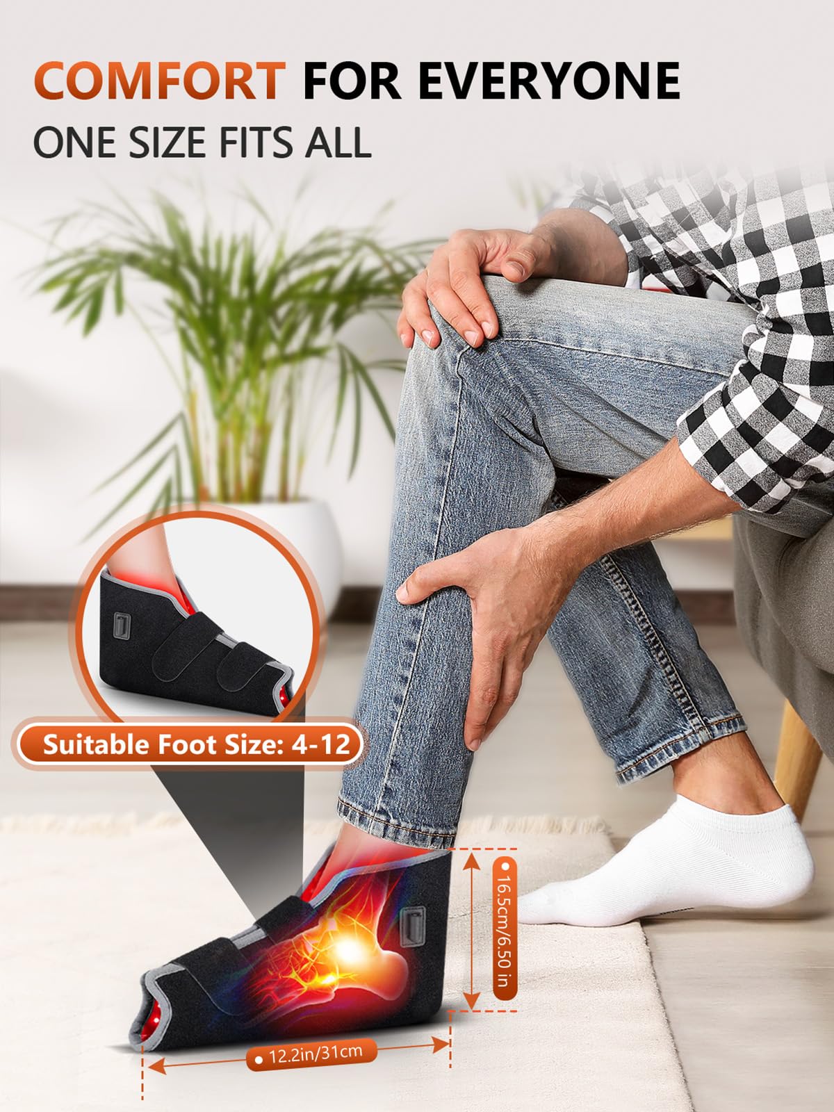 RELEXNOW gaine en TPU pour une enveloppe pied complète et confort.