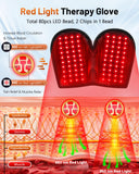 RELEXNOW gants comportant 80 perles lumineuses pour une stimulation efficace.