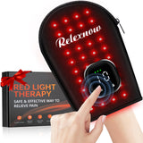 RELEXNOW gants lumière rouge 660nm pour revitaliser la peau des mains.
