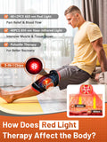RELEXNOW genou lumière-rouge 660-850 nm pour le confort musculaire.