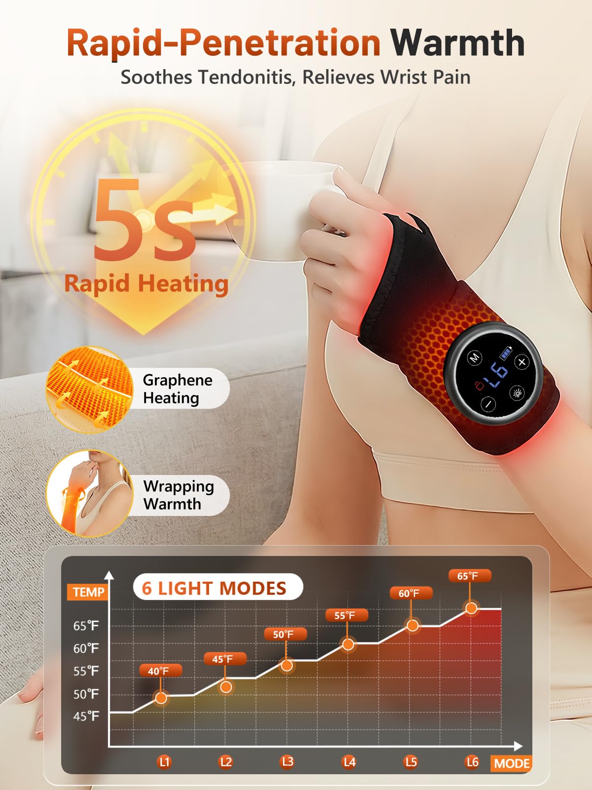 RELEXNOW poignet design ergonomique – ajustement naturel du poignet