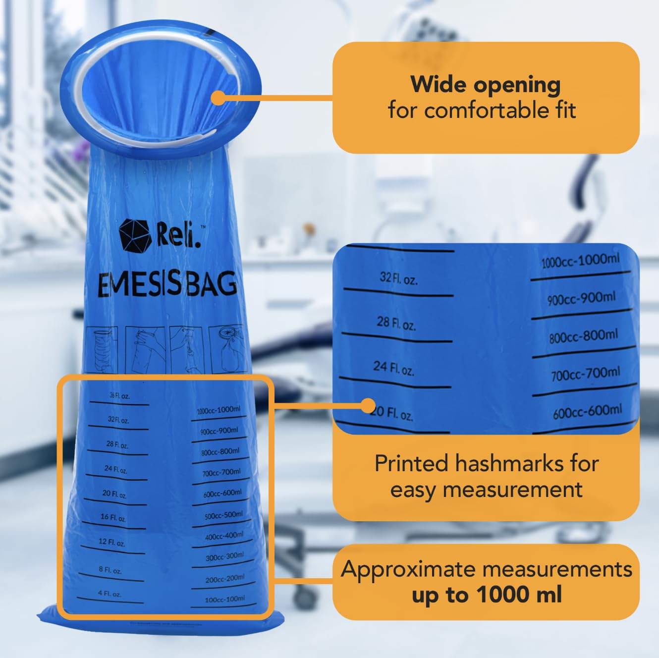 Reli sacs à vomi jetables, usage en avion, hygiène et discrétion.