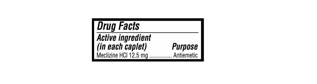 Reliable-1 Laboratories Meclizine 12,5 mg – comprimés faciles à mâcher pour les trajets