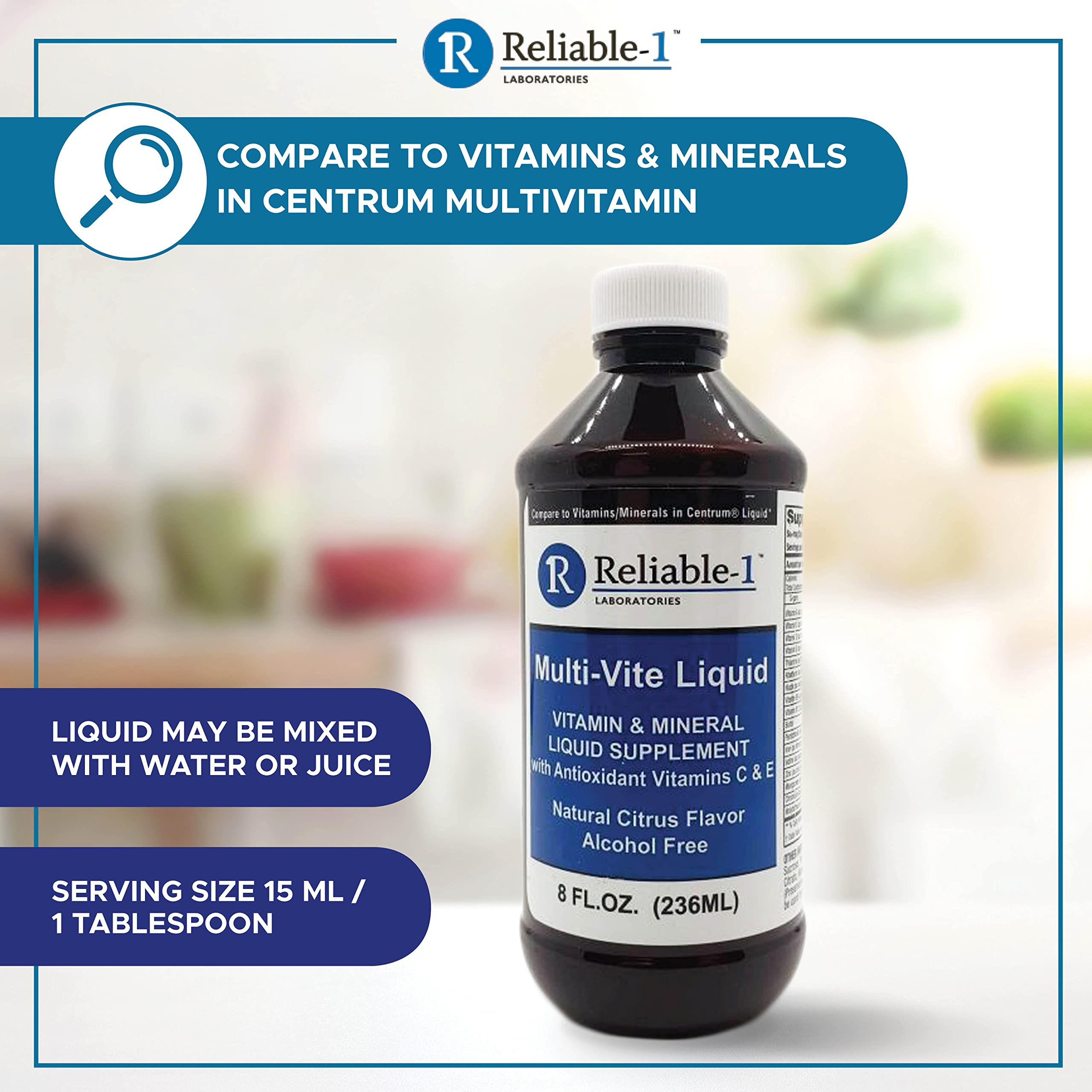 Reliable-1 Laboratories Multi-Vite : formule claire et pratique pour un usage quotidien.