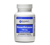 Reliable-1 Laboratories Simethicone 125 mg – boîte menthe, soulagement rapide des gaz.
