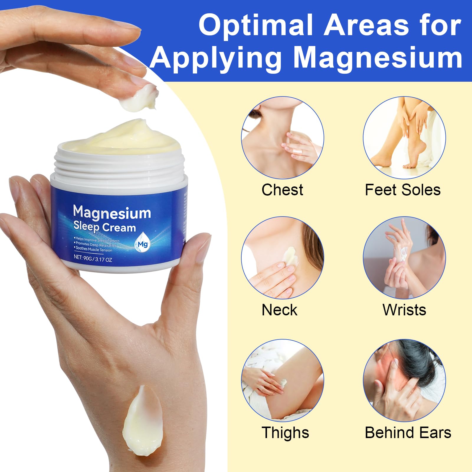 ReliCo Crème Magnésie apaise les muscles après l’entraînement et la fatigue.